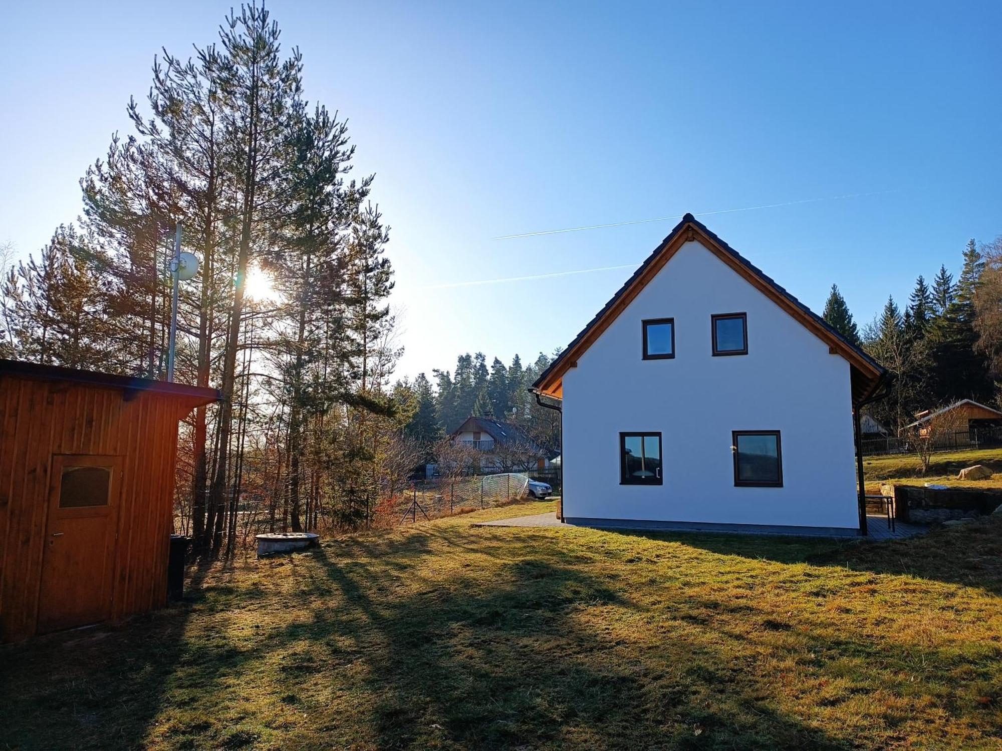Klidna Lokalita Na Kraji Lesa, Cely Dum S Uschovnu Kol Villa Nová Bystřice Dış mekan fotoğraf