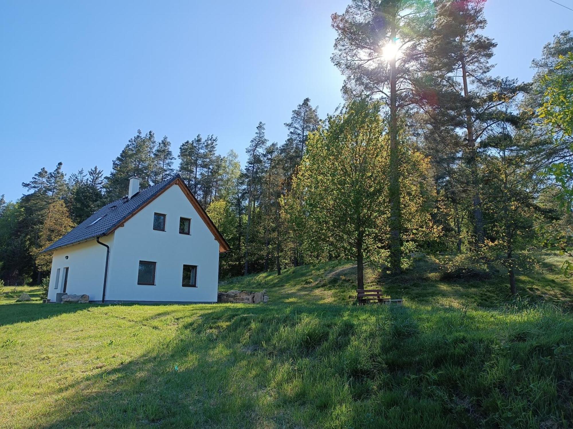 Klidna Lokalita Na Kraji Lesa, Cely Dum S Uschovnu Kol Villa Nová Bystřice Dış mekan fotoğraf