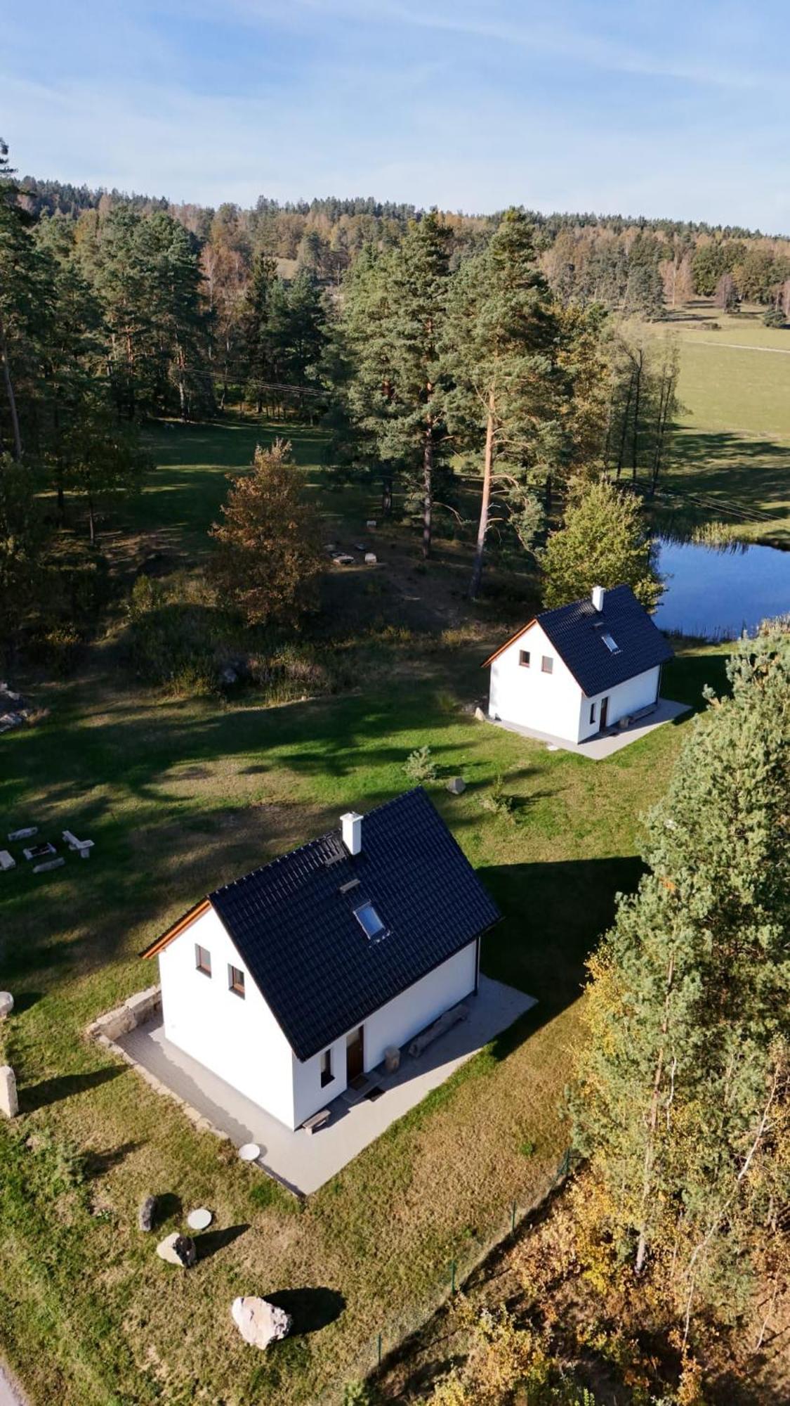 Klidna Lokalita Na Kraji Lesa, Cely Dum S Uschovnu Kol Villa Nová Bystřice Dış mekan fotoğraf